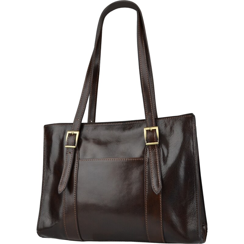 Cafe kožená talianska kabelka Greta Cafe NovaKabelka.sk 12037820