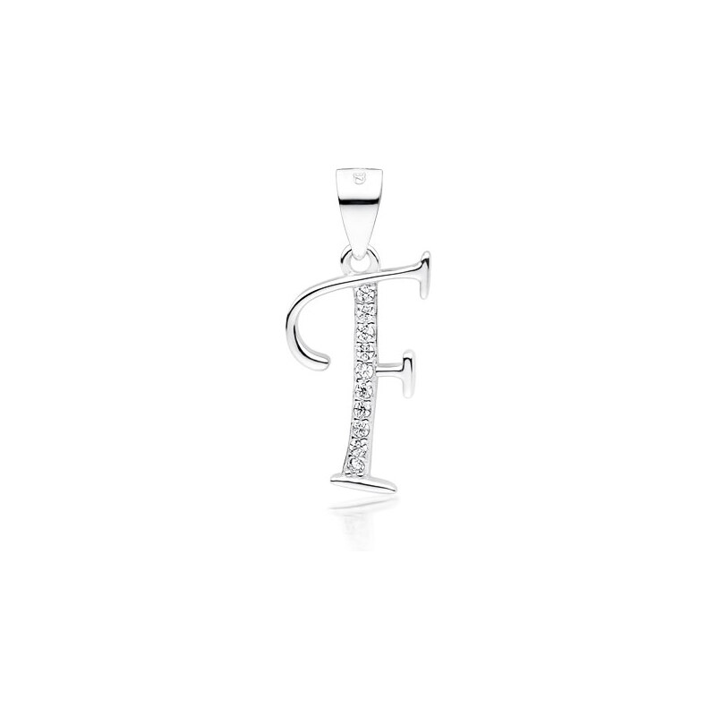 Olivie PÍSMENO F strieborný prívesok 4087 17402938