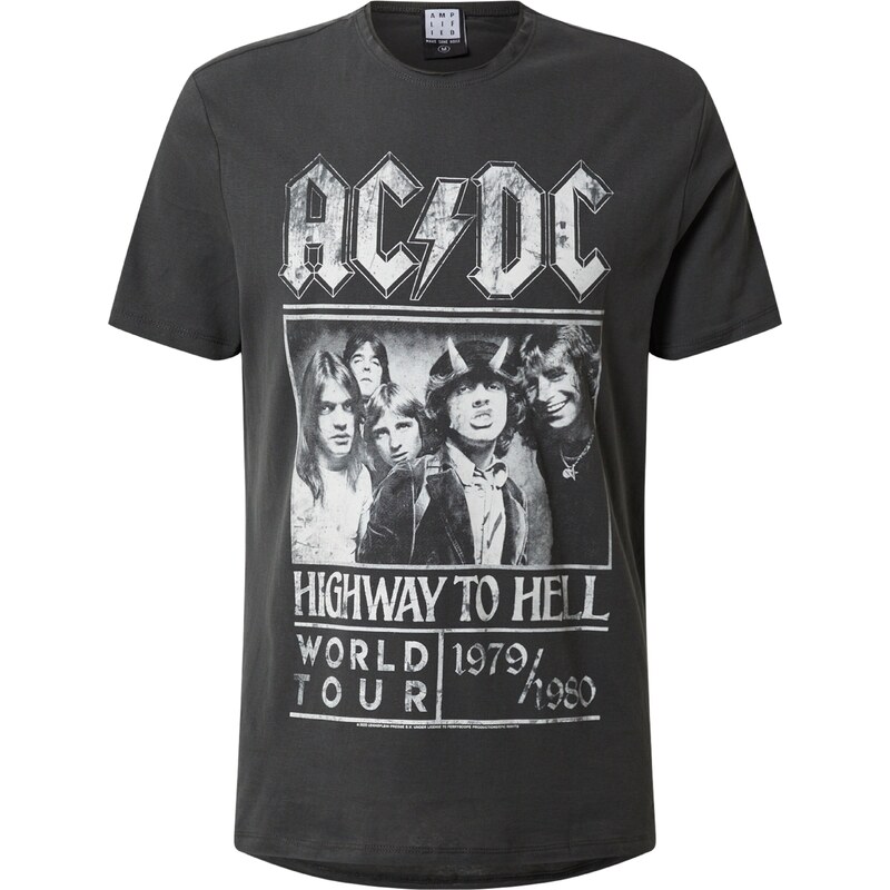 AMPLIFIED Tričko ACDC HIGHWAY TO HELL tmavosivá 54969761