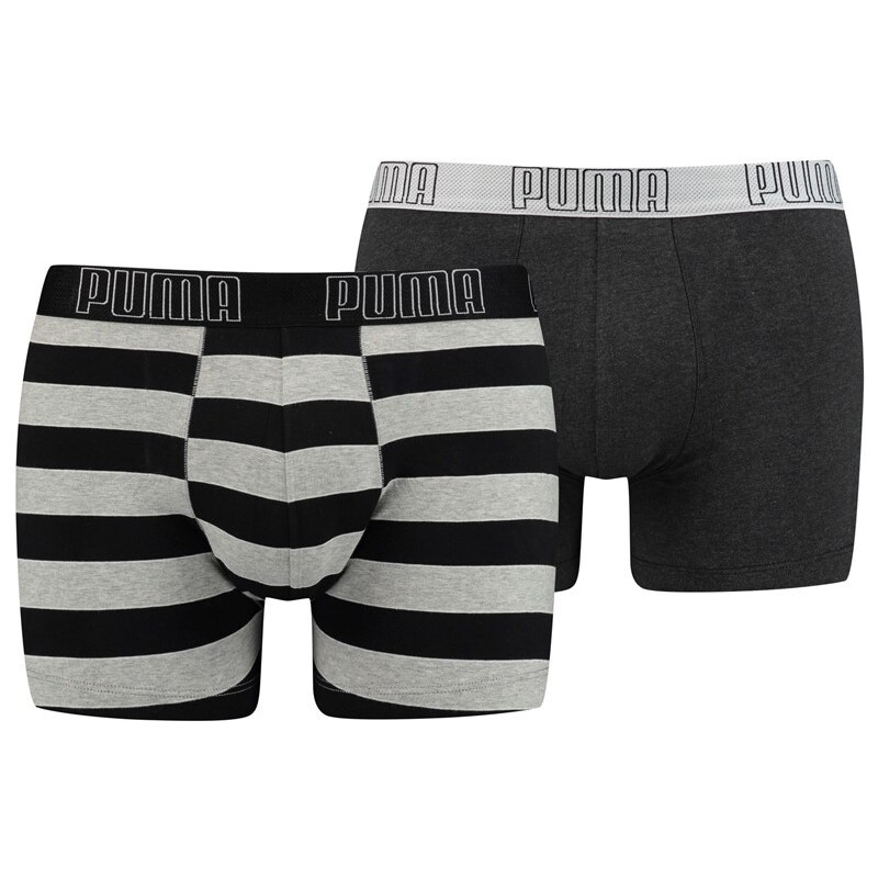 Puma yd bold stripe boxer 2p black 66567110