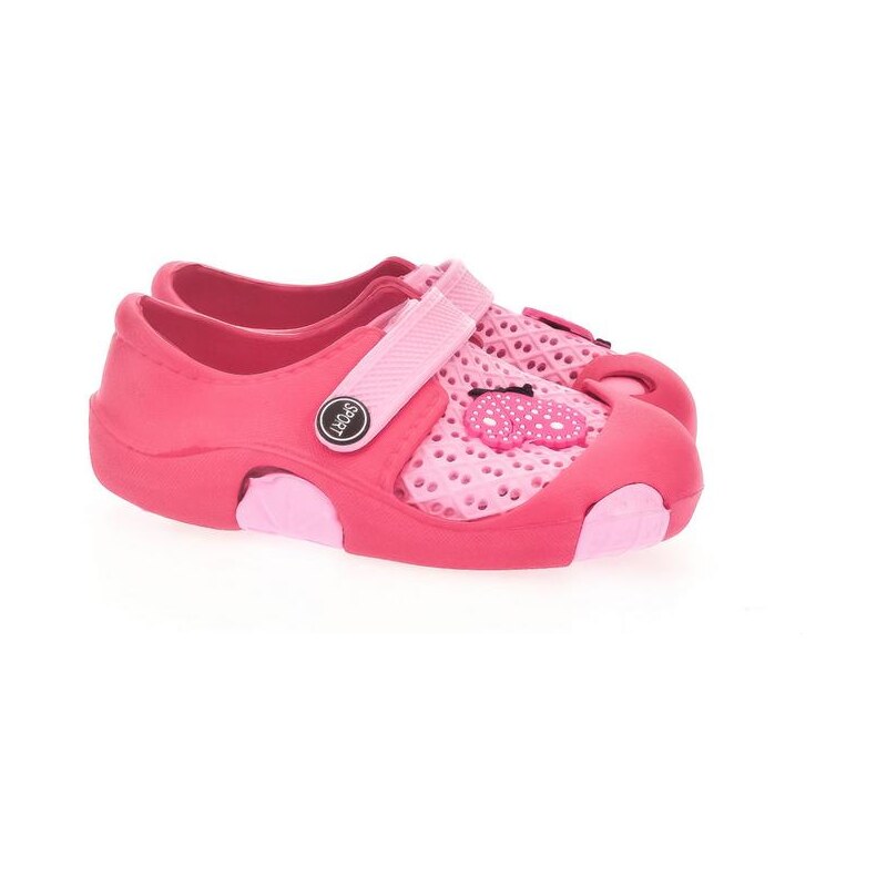 JOHN-C Detské ružové crocsy GALA 17405044