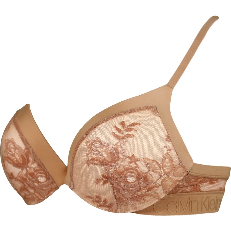 Podprsenka push-up Seductive Comfort QF1446E-GXB marhuľová - Calvin 35638200