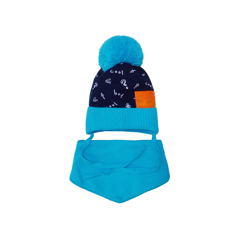 Detská súprava 38-414 čiapka a šatka - AJS 66102516