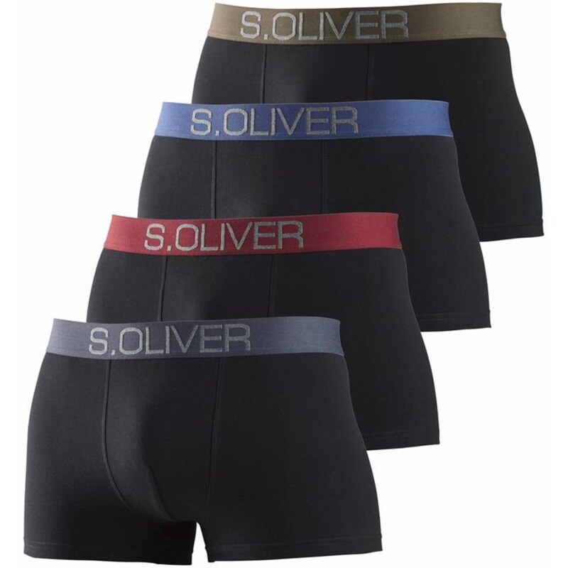 s.Oliver Boxerky modrosivá / dymovo šedá / olivová / bordová / čierna 26028314