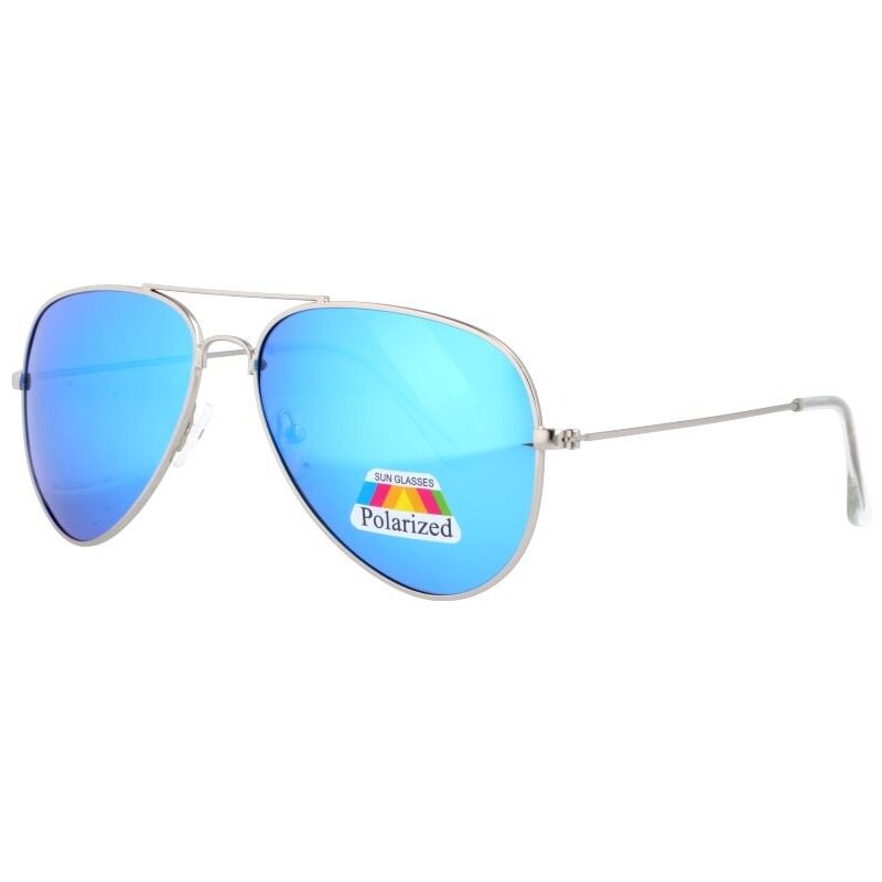 Polarzone Svetlomodré zrkadlové polarizačné pilotky Polar Aviator 63850742