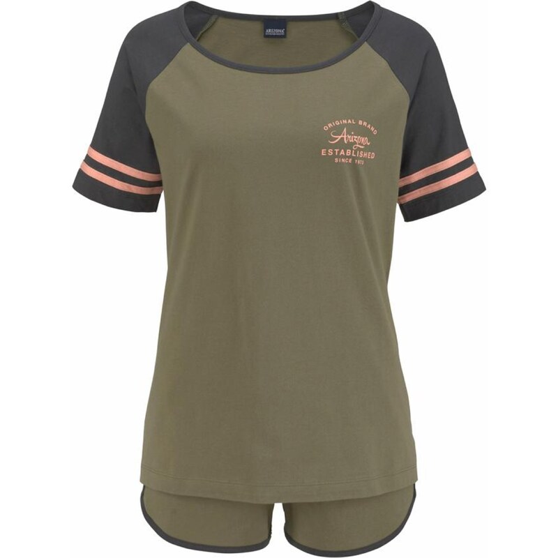 ARIZONA Kraťasy tmavomodrá / kaki / marhuľová 54440769