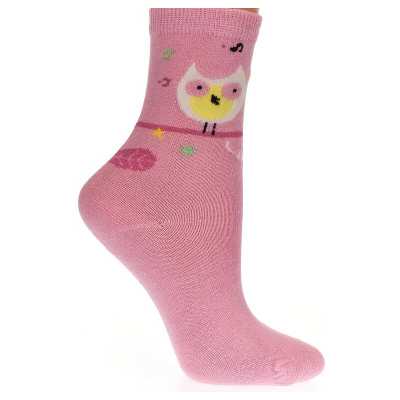AURA.VIA Detské svetlo-ružové ponožky KITT 17479695