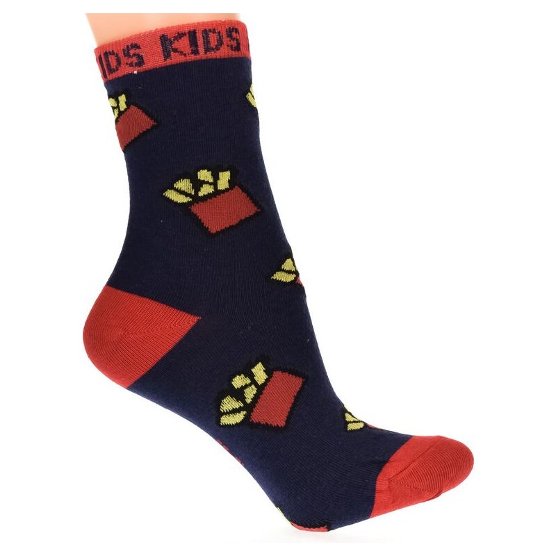 AURA.VIA Detské tmavo-modré ponožky PIZ 17479699