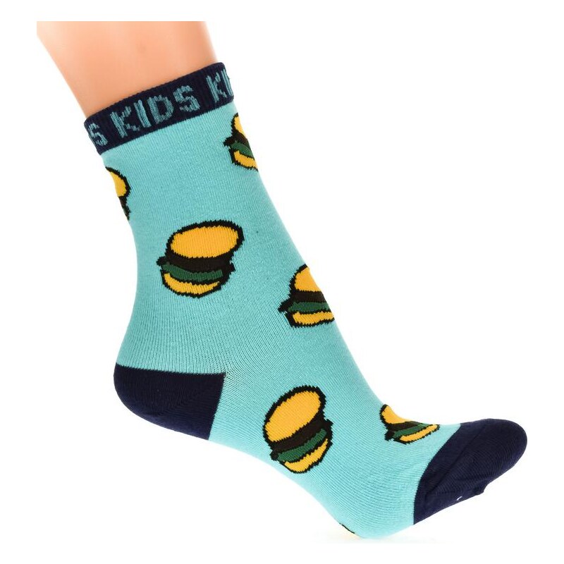 AURA.VIA Detské modré ponožky PIZ 17479702