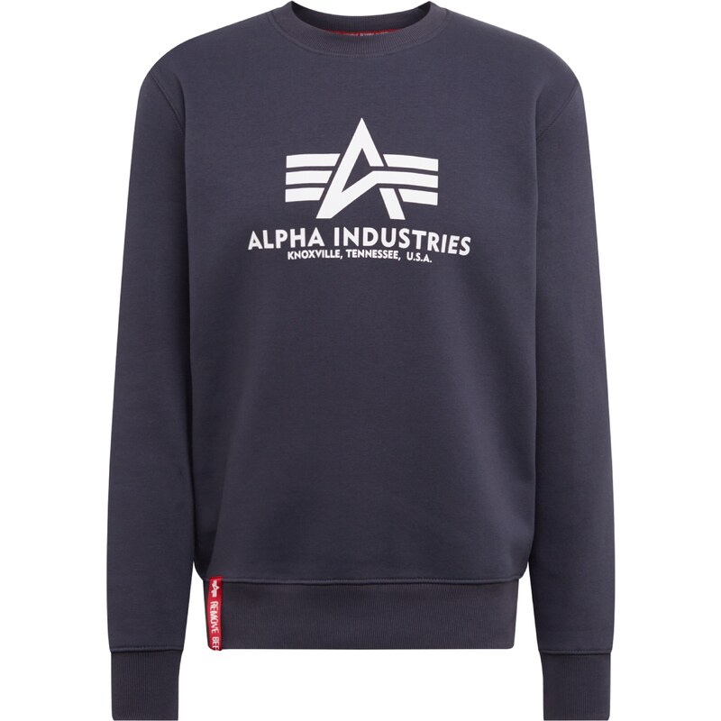 ALPHA INDUSTRIES Mikina námornícka modrá / červená / biela 17787981