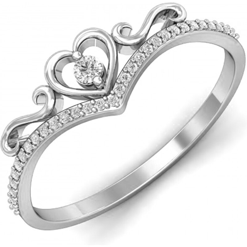 Olivie Srdiečkový strieborný prstienok 4111 17537167