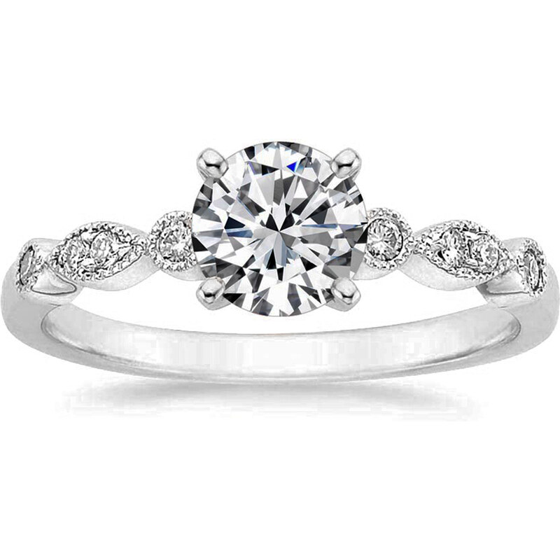 Olivie Strieborný zásnubný prsteň 4113 17537169