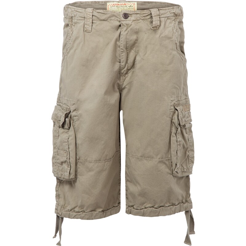 ALPHA INDUSTRIES Nohavice Jet tmavobéžová 63140410