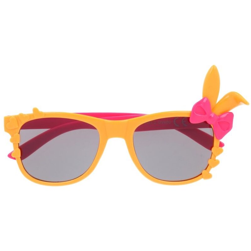 Sunmania Oranžové detské slnečné okuliare "Bunny"