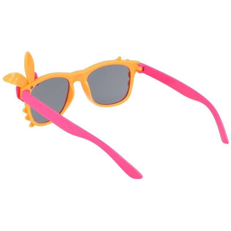 Sunmania Oranžové detské slnečné okuliare "Bunny"