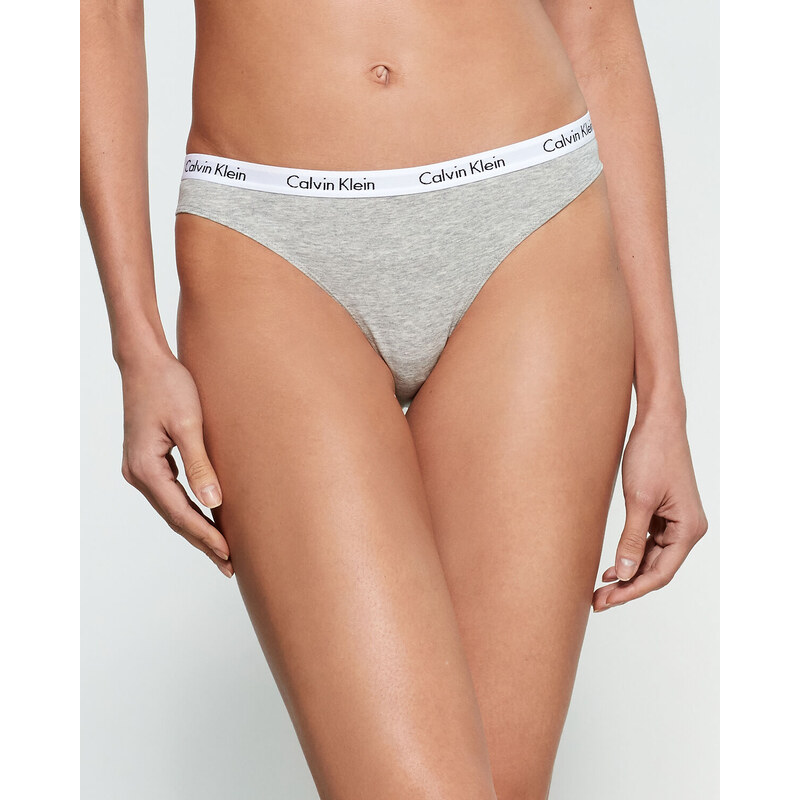 Calvin Klein dámske nohavičky 2pack bikini Bordová - Sivá