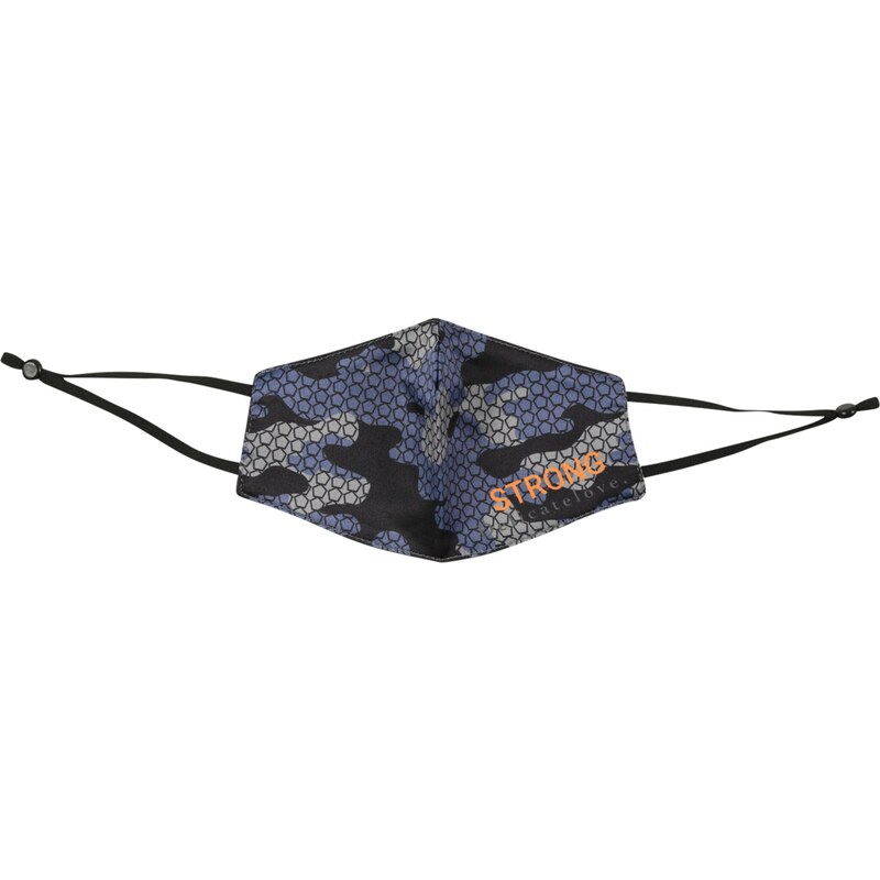 DELICATELOVE Šatka Camouflage modrá / čierna 57220171