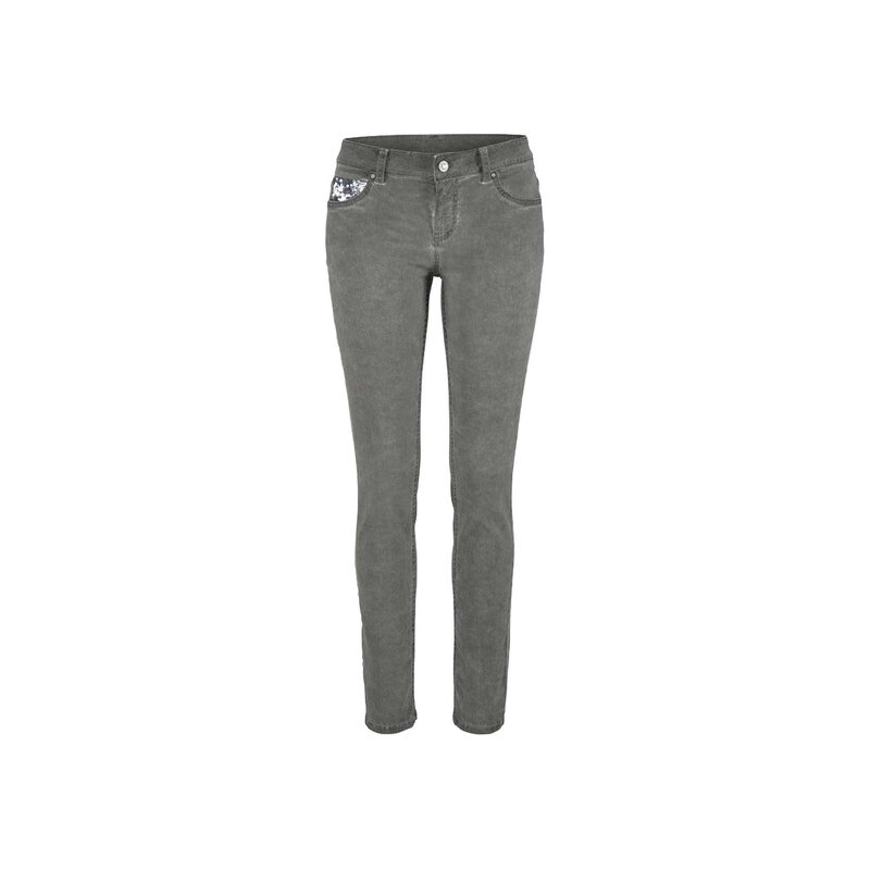 E-shop Slim fit džínsy ZABAIONE, sivé