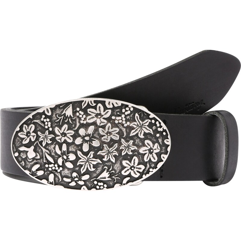 MUSTANG Opasky čierna / strieborná 53247363