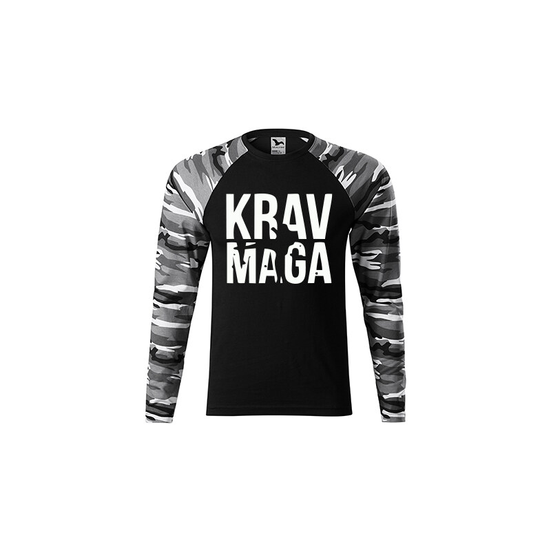 T-ričko KRAV MAGA pánske tričko dlhý rukáv 17681927