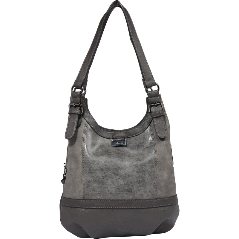 TOM TAILOR Shopper Juna sivá / tmavosivá 24528314