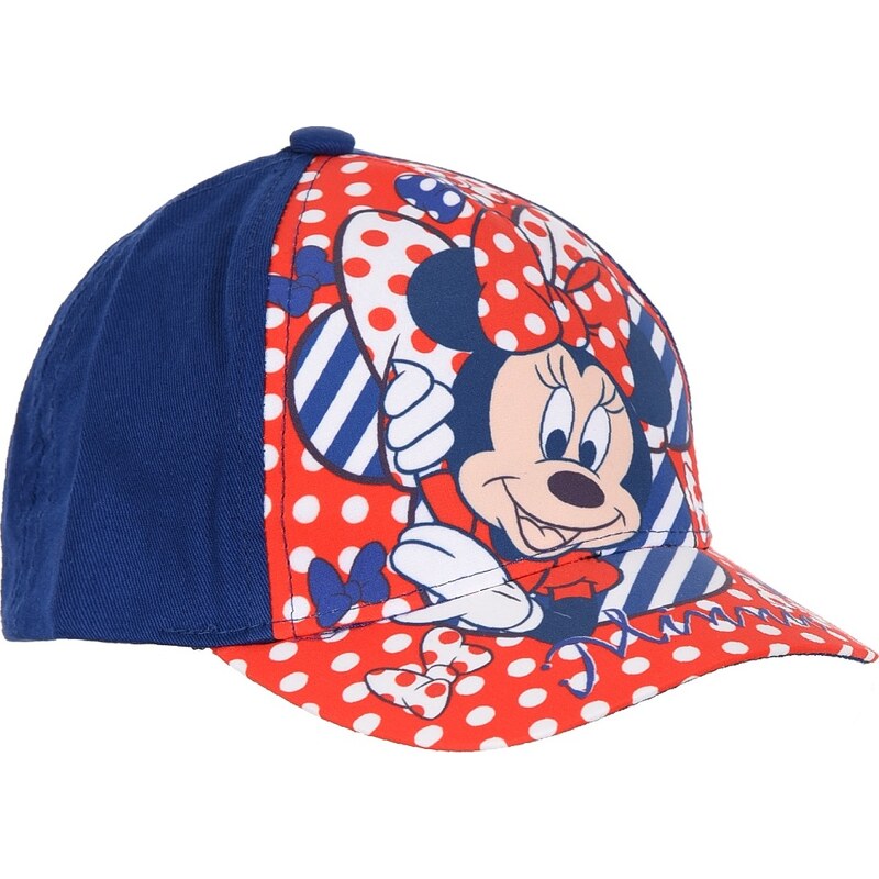 Minnie Mouse modrá dievčenská šiltovka s bodkami 17810572