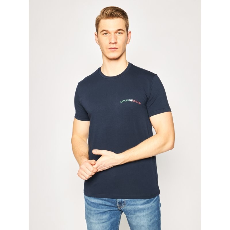Pánske tričko 110853 0P510 00135 tmavomodrá - Emporio Armani 18597296