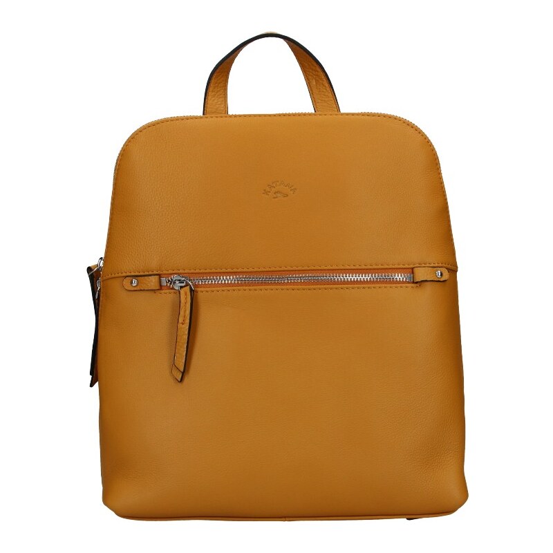 Dámský kožený batoh Katana Adléta - hořčicová 57131279