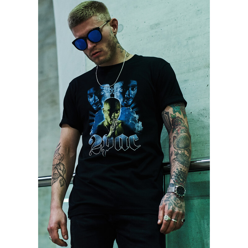 Merchcode Mens T-shirt Tupac Heaven black 50564569
