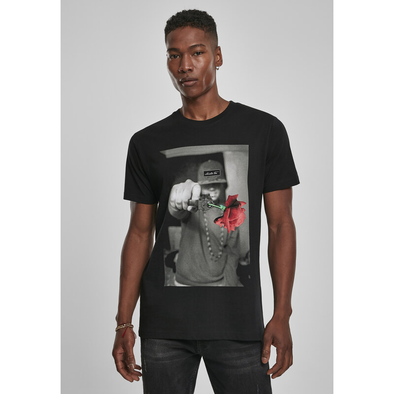 Mister Tee Pistol Rose Tee Black 50685442