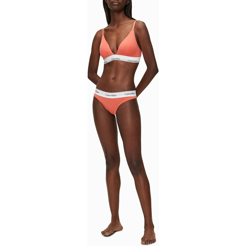 Podprsenka bez kostice QF5650E-GPT oranžovej - Calvin Klein 18006055