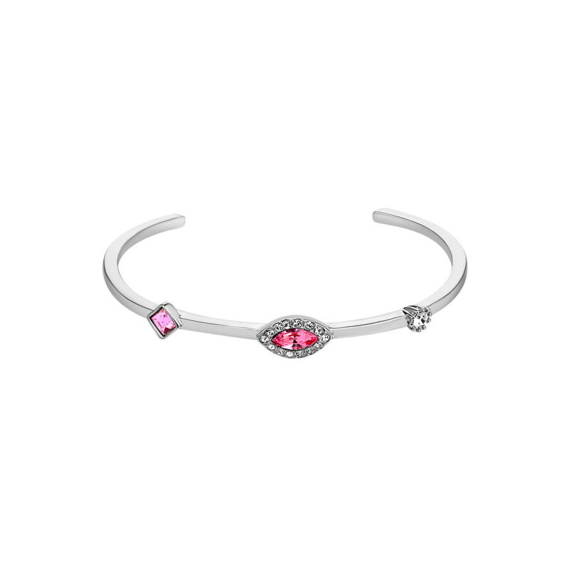 Glory náramok Tri očká otvorený rose strieborný 520 18010570