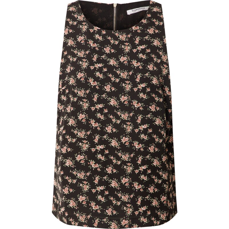 GLAMOROUS Top krémová / olivová / rosé / čierna 58463285