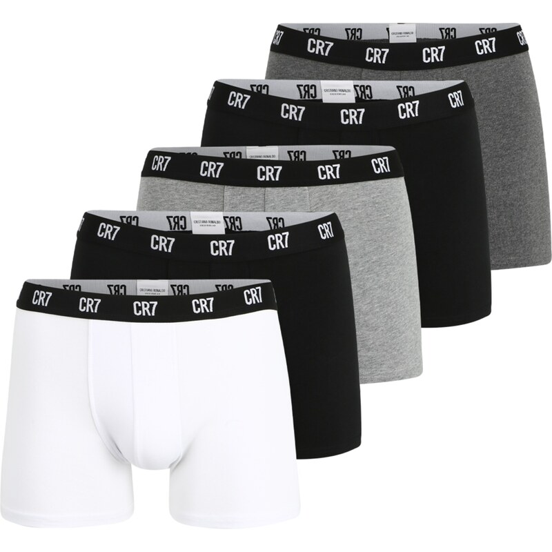 CR7 - Cristiano Ronaldo Boxerky tmavosivá / sivá melírovaná / čierna / 20761630