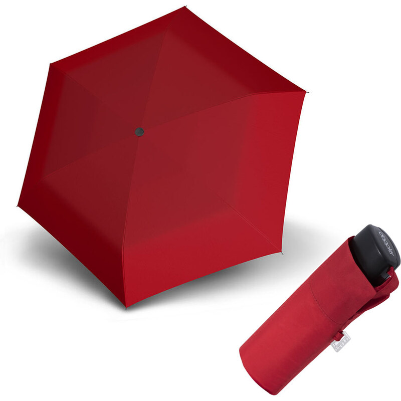 Doppler Handy Fiber - dámsky skladací mini dáždnik čierna