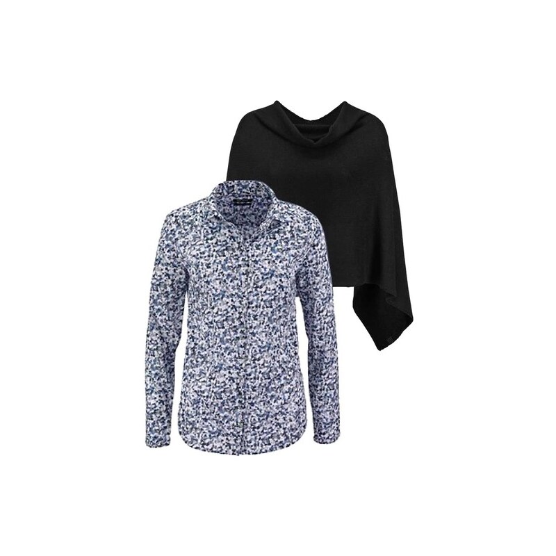 E-shop Marc O´Polo blúzka + pončo, viacfarebná