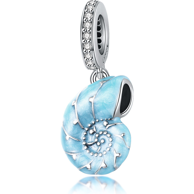 Emporial Royal Fashion prívesok Trblietavo modrá lastúra 41671441