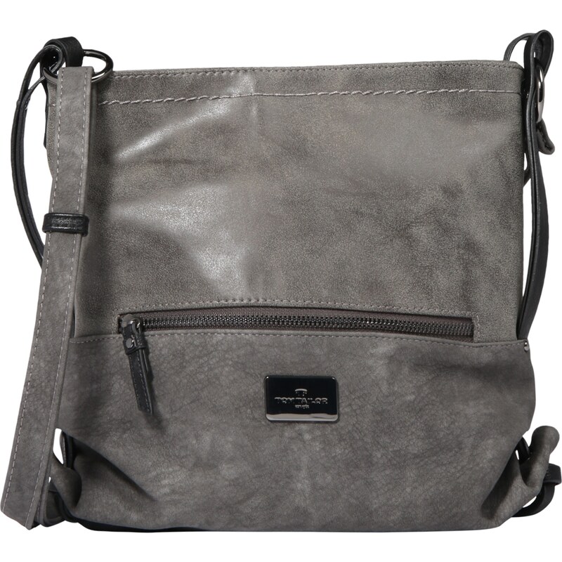 TOM TAILOR Taška cez rameno Elin sivá / strieborná 22244470