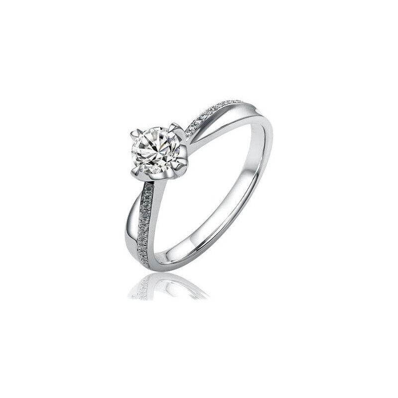 Silvego Strieborný zásnubný prsteň SHZR302 57 mm 66578609