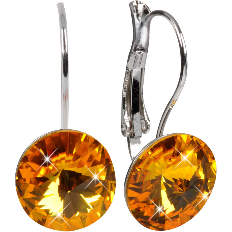 Levien Elegantné náušnice Rivoli Sunflower 66595064