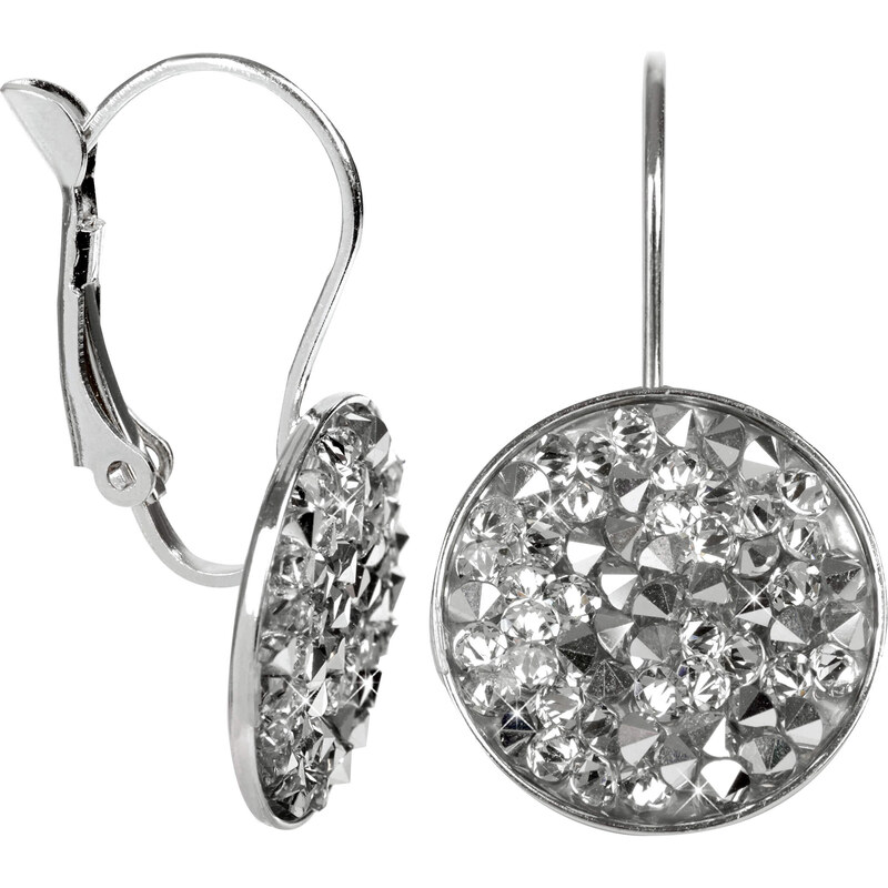 Levien Elegantné náušnice Rocks Crystal Cal 66579088