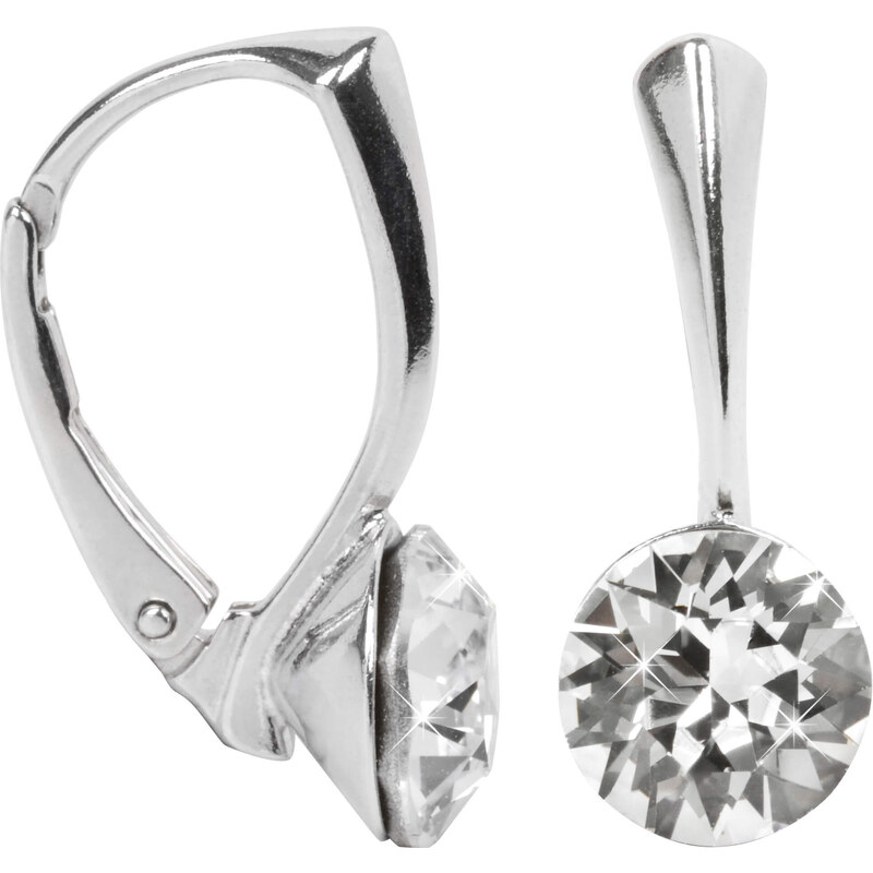 Levien Pôvabné strieborné náušnice Xirius Crystal 66594376