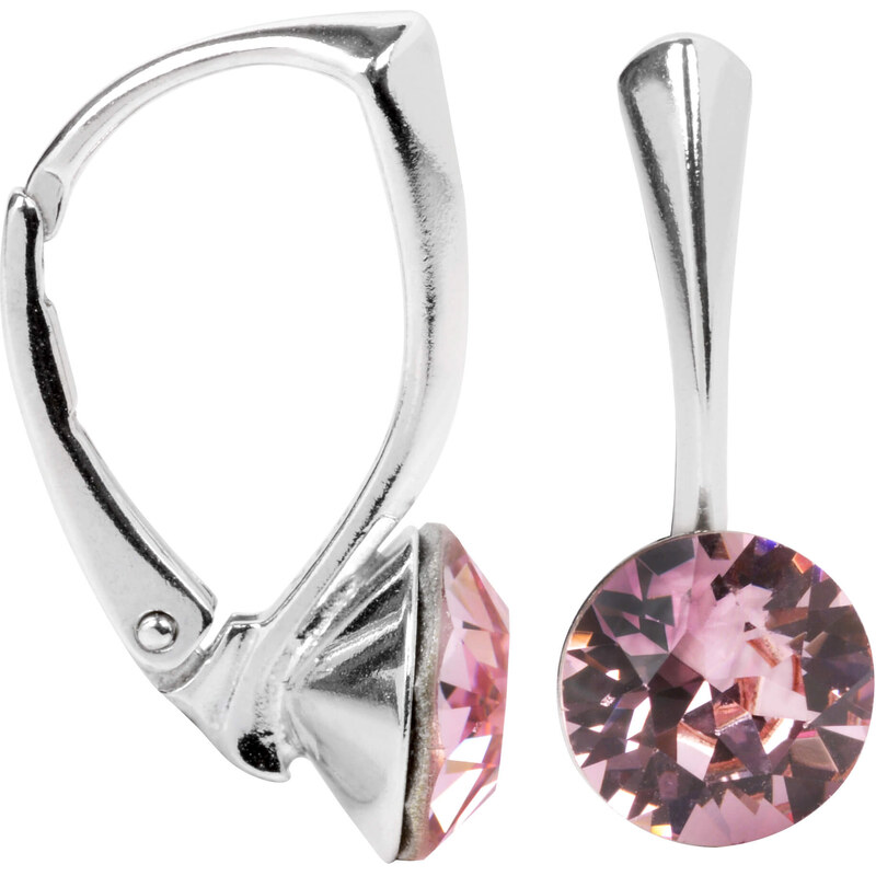 Levien Pôvabné strieborné náušnice Xirius Light Rose 66594260