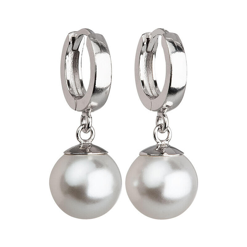 Evolution Group Strieborné náušnice s perlou 31151.1 biela 66580547