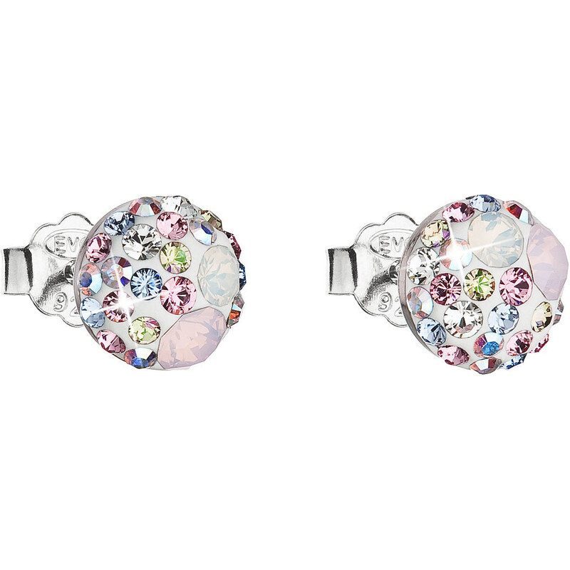 Evolution Group Nežné náušnice kryštály Magic Rose 31136.3 66586096