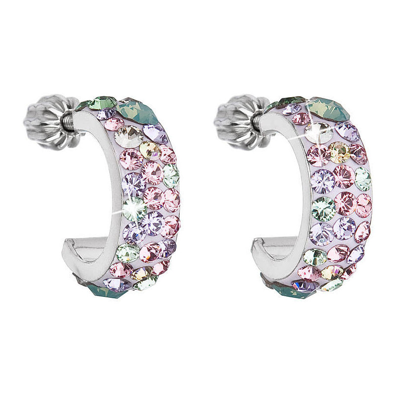 Evolution Group Štýlové náušnice s kryštálmi Sakura 31118.3 66593221