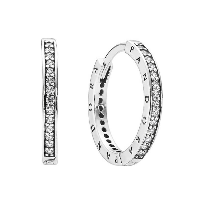 Pandora Strieborné náušnice s kryštálmi 290558CZ 66591691
