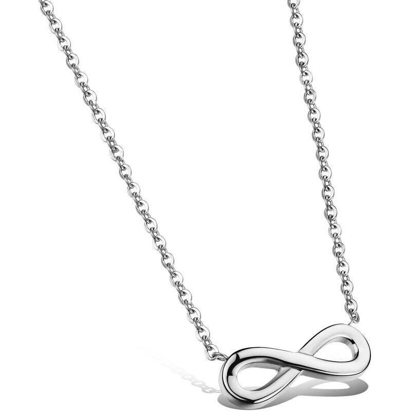 Troli Oceľový náhrdelník Nekonečno KNS-271 66584018