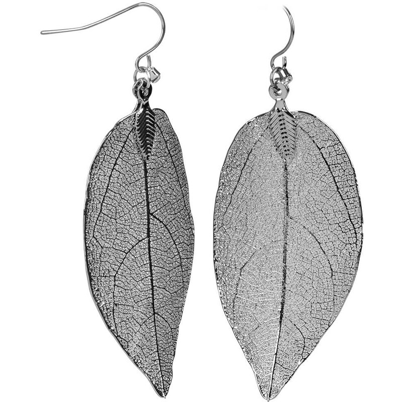 Troli Medené náušnice Vavrínové listy Laurel 66837661