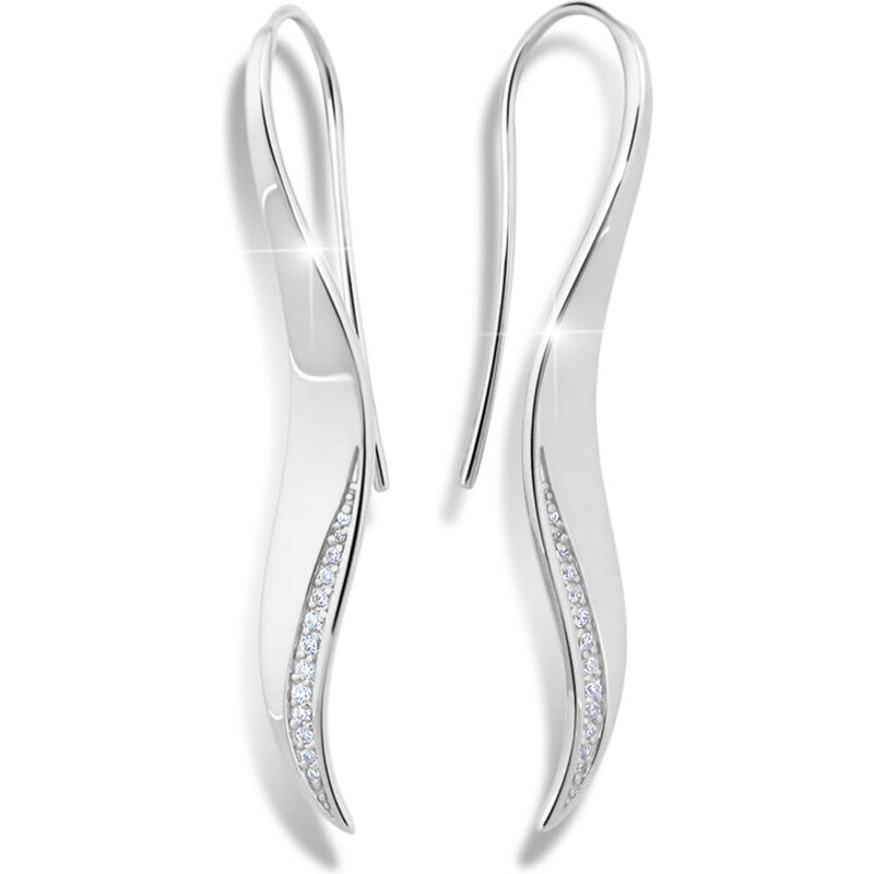 Modesi Elegantné strieborné náušnice M26003 66586456